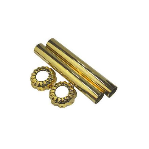 Комплект декоративных трубок SR Rubinetterie "ретро", 160хD 18-20-1/2" цвет золото