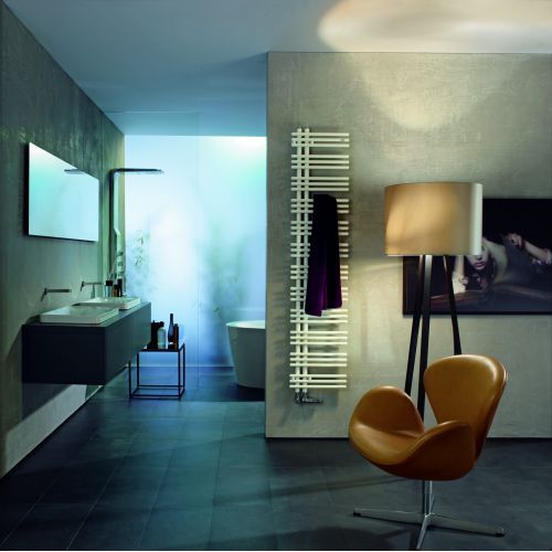 Полотенцесушитель Zehnder Yucca Asym YAD-170-060 белый (RAL 9016)