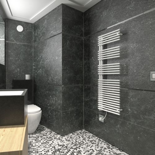 Полотенцесушитель Zehnder Forma Asym LFAEL-170-60/GD белый (RAL 9016)