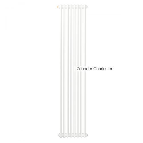 Радиатор трубчатый Zehnder Charleston 2180, 06 сек.1/2 ниж.подк. RAL9016 (кроншт.в компл)