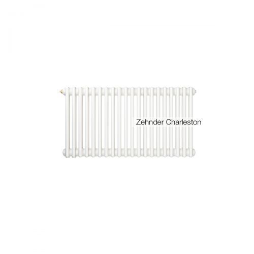 Радиатор трубчатый Zehnder Charleston Retrofit 3057, 08 сек.1/2 ниж.подк. RAL9016 (кроншт.в компл)