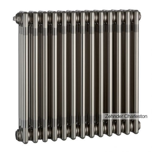 Радиатор трубчатый Zehnder Charleston Retrofit 3057, 14 сек.1/2 ниж.подк. 0325 TL (кроншт.в компл)