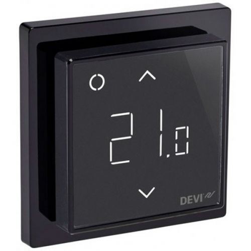 Терморегулятор DEVIreg™ Smart с Wi-Fi программируемый цвет черный