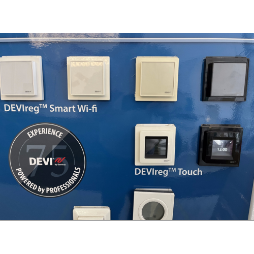 Терморегулятор DEVIreg™ Smart с Wi-Fi программируемый цвет бежевый