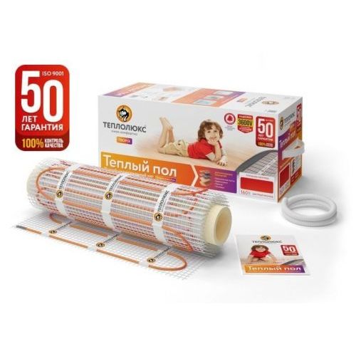 Мат нагревательный Tropix МНН 80 Вт/0,5 кв.м Теплолюкс