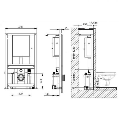 Санинасос SFA SANIWALL PRO UP