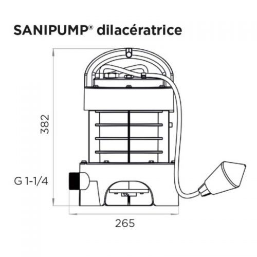 Санинасос SFA SANIPUMP VX