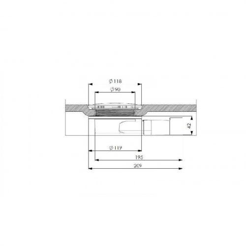 Санинасос SFA SANIDOUCHE FLAT
