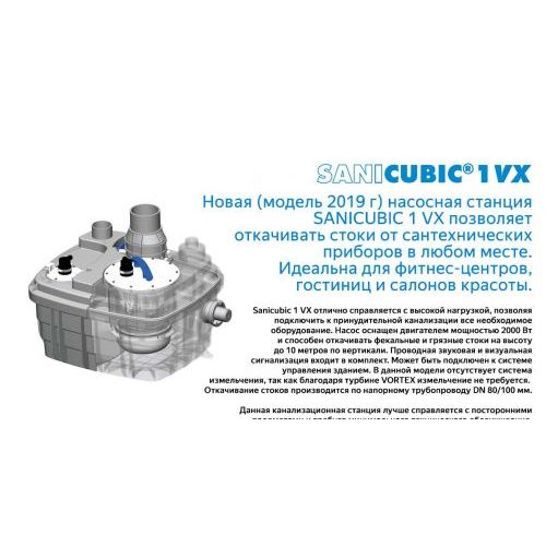 Санинасос SFA SANICUBIC 1 VX