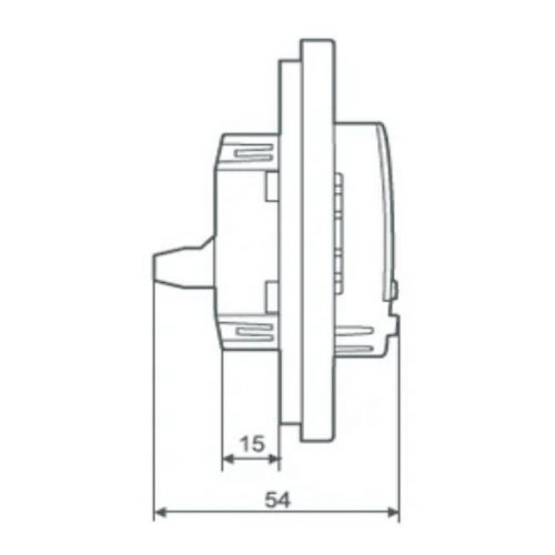 Терморегулятор Thermoreg TI-950 Design рамка Silver