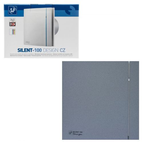 Накладной вентилятор Soler Palau SILENT-100 CZ STONE GREY DESIGN 4C
