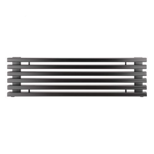 Трубчатый радиатор Loten Grey Z H280*L1000 6 секций RAL 9005 нижнее подкл. 0,682кВт