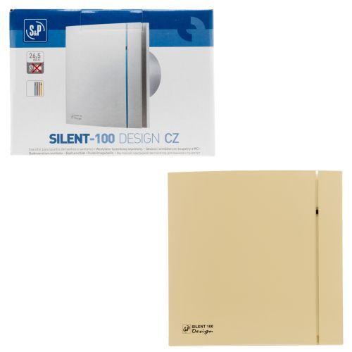Накладной вентилятор Soler Palau SILENT-100 CZ IVORY DESIGN 4C