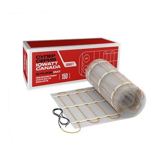 Мат греющий IQ FLOOR MAT 4м² под плитку, тонкий самоклеящийся