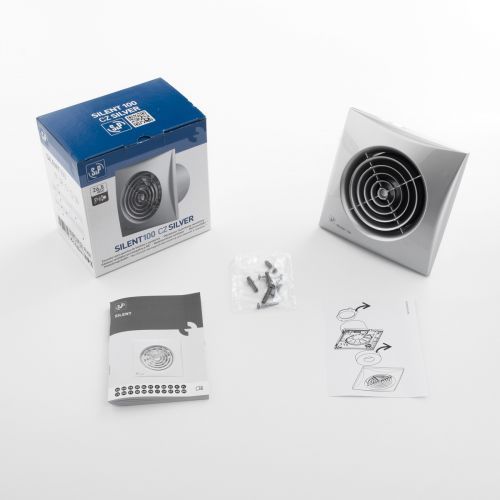 Накладной вентилятор Soler Palau SILENT-100 CZ SILVER