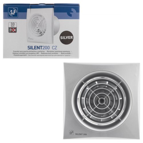 Накладной вентилятор Soler Palau SILENT-200 CZ SILVER