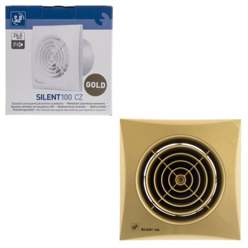 Накладной вентилятор Soler Palau SILENT-100 CZ GOLD
