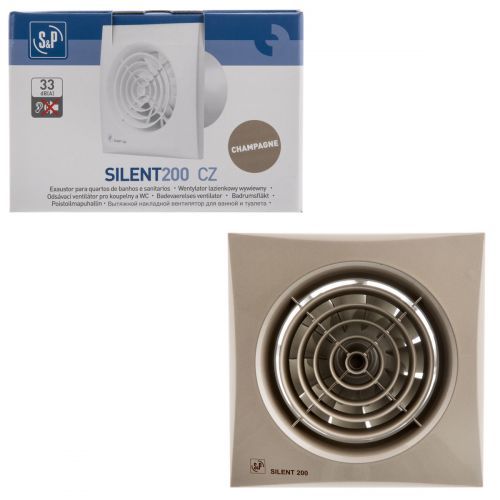 Накладной вентилятор Soler Palau SILENT-200 CZ CHAMPAGNE