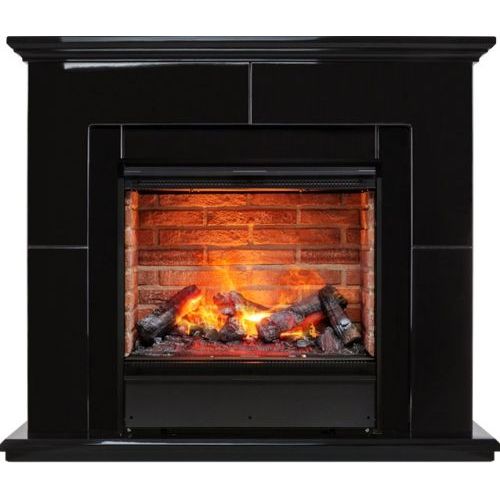 Каминокомплект Suite Black - Черный лак с очагом Engine 56-600 BB