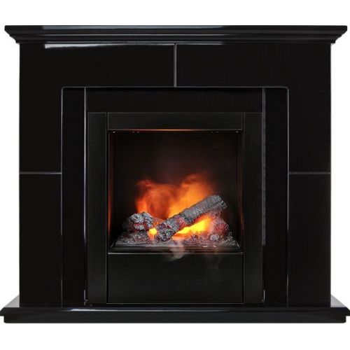 Каминокомплект Suite Black - Черный лак с очагом Engine 56-400