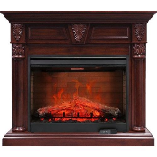 Каминокомплект Sheffield - Темная вишня с очагом Symphony 30'' DF3020-EU
