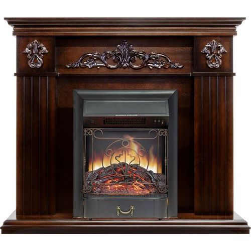 Каминокомплект Provence - Коньяк с очагом Majestic FX Black