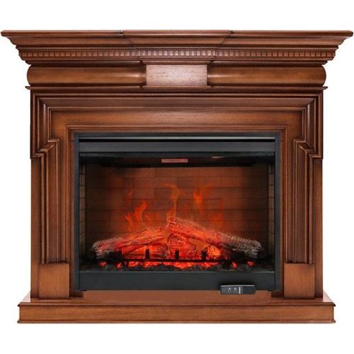 Каминокомплект Torino - Орех с очагом Symphony 30'' DF3020-EU
