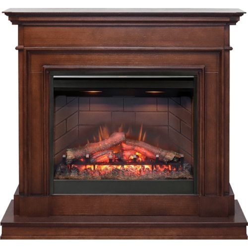 Каминокомплект Newport - Темный дуб с очагом Symphony 26'' DF2608-INT