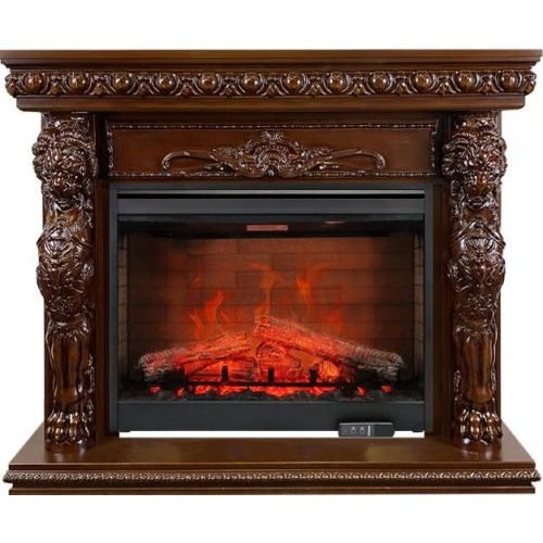 Каминокомплект Windsor - Темный дуб с очагом Symphony 30'' DF3020-EU
