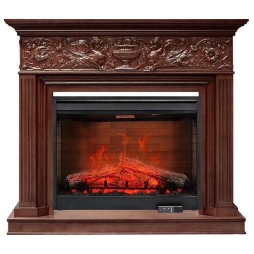 Каминокомплект Palace - Темный дуб с очагом Symphony 30'' DF3020-EU