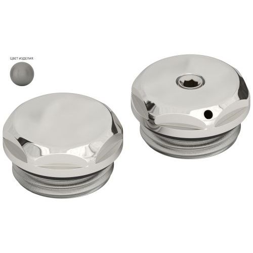 Спускной клапан с заглушкой   d 25 мм  (G 1/2 НР)