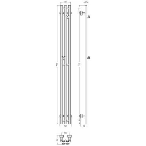 Терция PRO 1500х100
