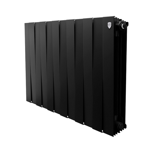 Секционный биметаллический радиатор Royal Thermo PianoForte 500, Noir Sable, количество секций 12