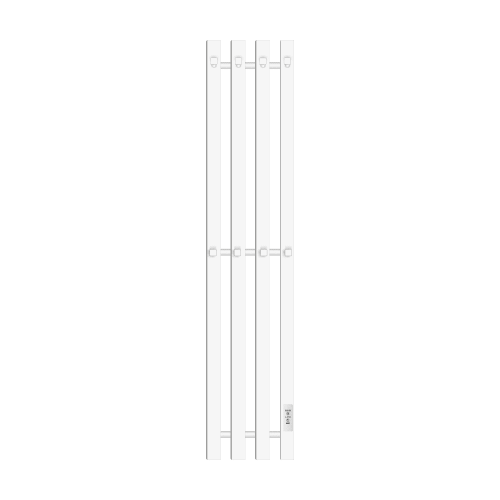Полотенцесушитель электрический Primoclima Sol Q E White 100*18 4