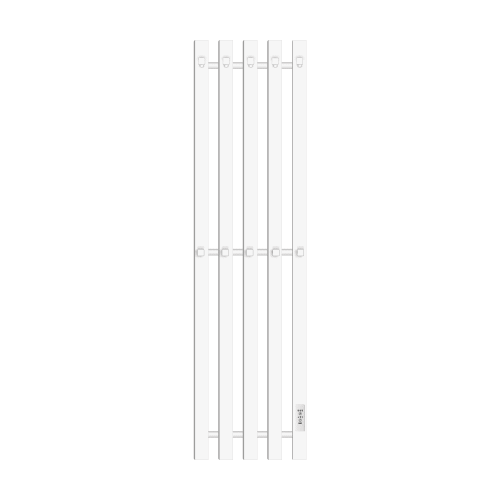 Полотенцесушитель электрический Primoclima Sol Q E White 100*24 5