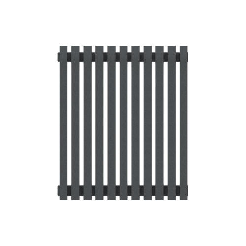 Радиатор КЗТО QUADRUM 30 V 1 1750-12 Серый темный металлик муар