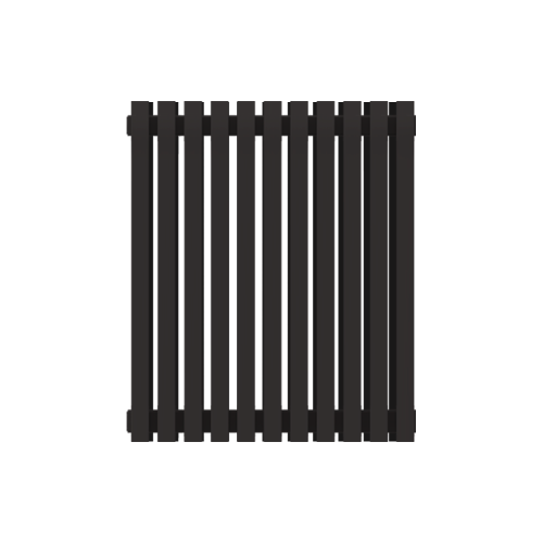 Радиатор КЗТО QUADRUM 30 V 2 1500-10 Чёрный матовый муар