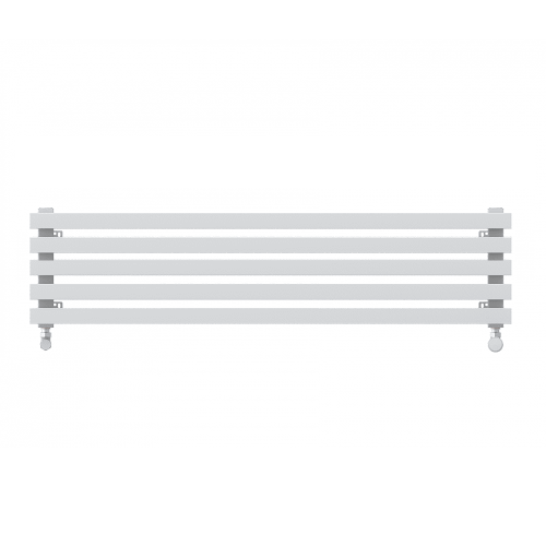 Радиатор КЗТО QUADRUM 40 H 1250-5 RAL 1Т104S9016 белый муар