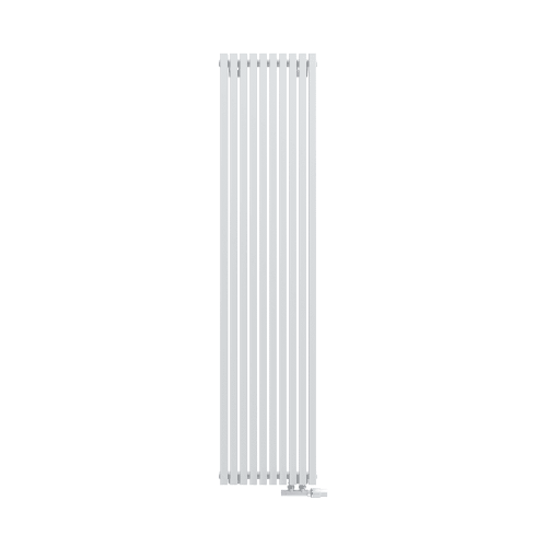 Радиатор КЗТО QUADRUM 30 V 1- 1750-10 RT RAL1T104S9016 (белый муар)