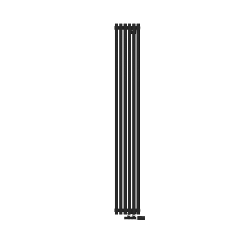 Радиатор КЗТО QUADRUM 30 V 1- 1750-6 RT RAL1T103S9005 (черный матовый муар)