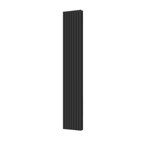 Радиатор КЗТО QUADRUM 30 V 2- 1750-8 RAL1T103S9005 (черный матовый муар)