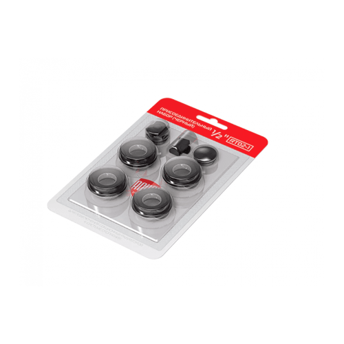 Набор присоединительный Royal Thermo 1/2'' black RT02.1-1