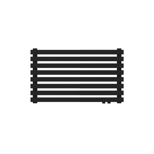 Радиатор КЗТО QUADRUM 40 Н -1000-8 R RAL1T103S9005 (черный матовый муар)