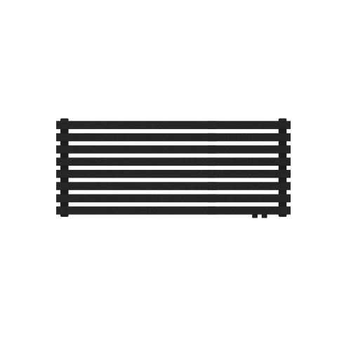 Радиатор КЗТО QUADRUM 40 Н -1500-8 R RAL1T103S9005 (черный матовый муар)