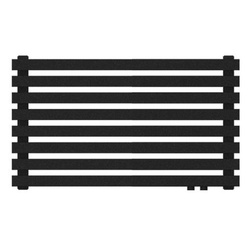 Радиатор КЗТО QUADRUM 60 H -1000-8 R RAL1T103S9005 (черный матовый муар)