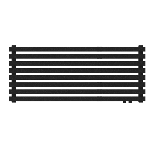 Радиатор КЗТО QUADRUM 60 H -1500-8 R RAL1T103S9005 (черный матовый муар)