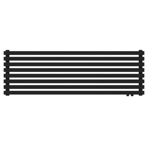 Радиатор КЗТО QUADRUM 60 H -1750-8 R RAL1T103S9005 (черный матовый муар)