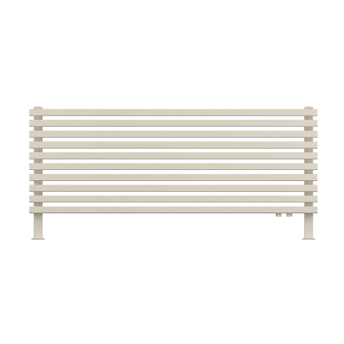 Радиатор КЗТО QUADRUM 60 H 1500-10 FF R RAL 1Т104S9016 белый муар