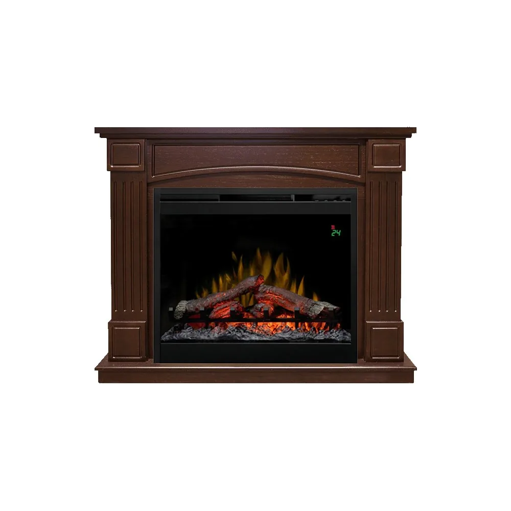 Каминокомплект Boston - Темный дуб с очагом Symphony 26'' DF2624L-INT