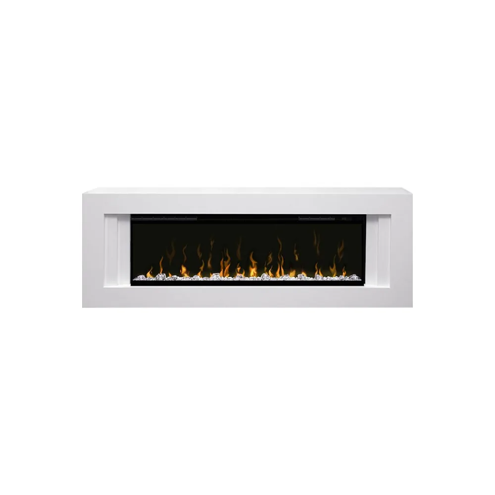 Каминокомплект Line - Белый с очагом Ignite XLF50